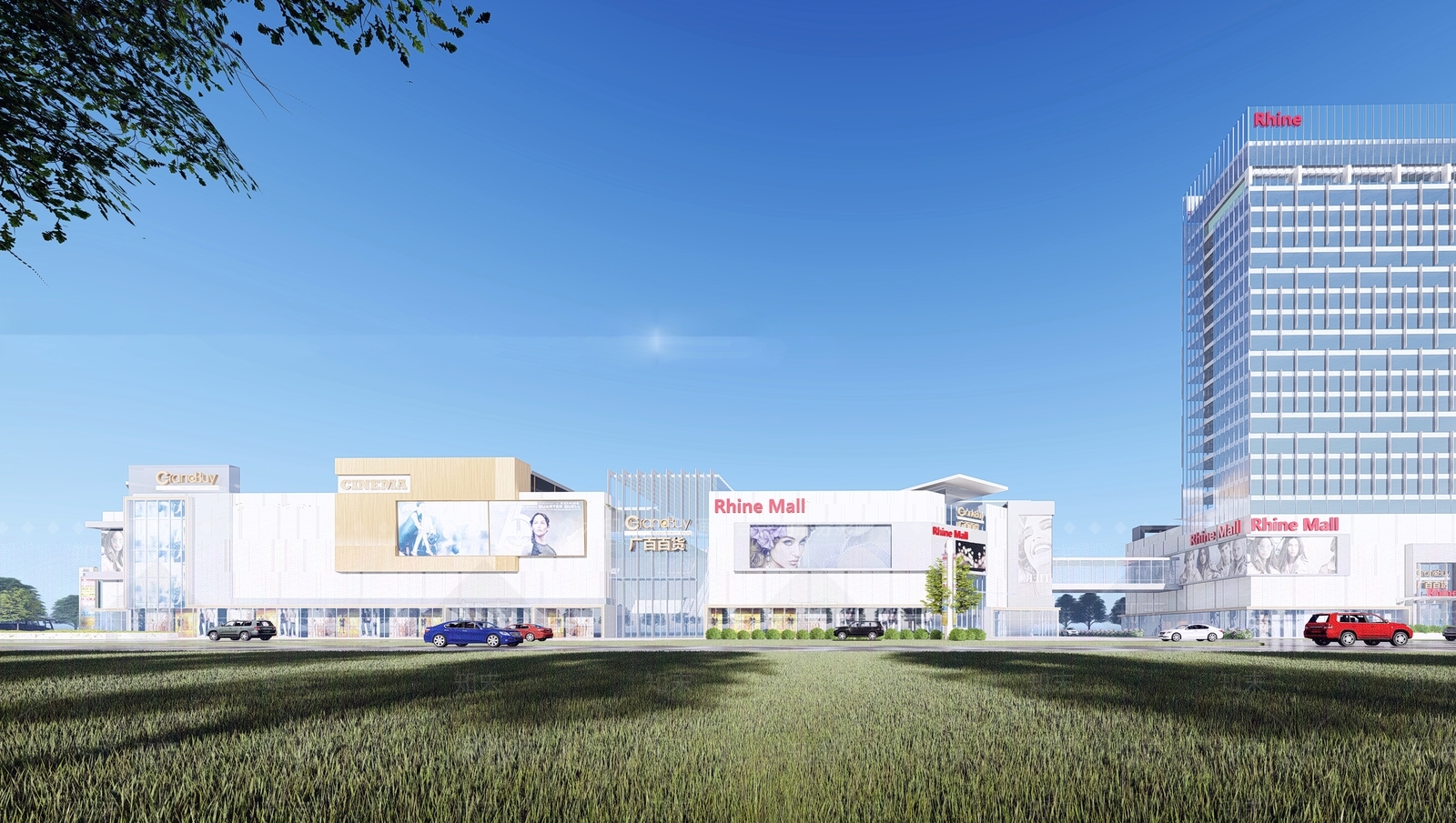 现代风格大卖场SU模型下载【ID:454269002】