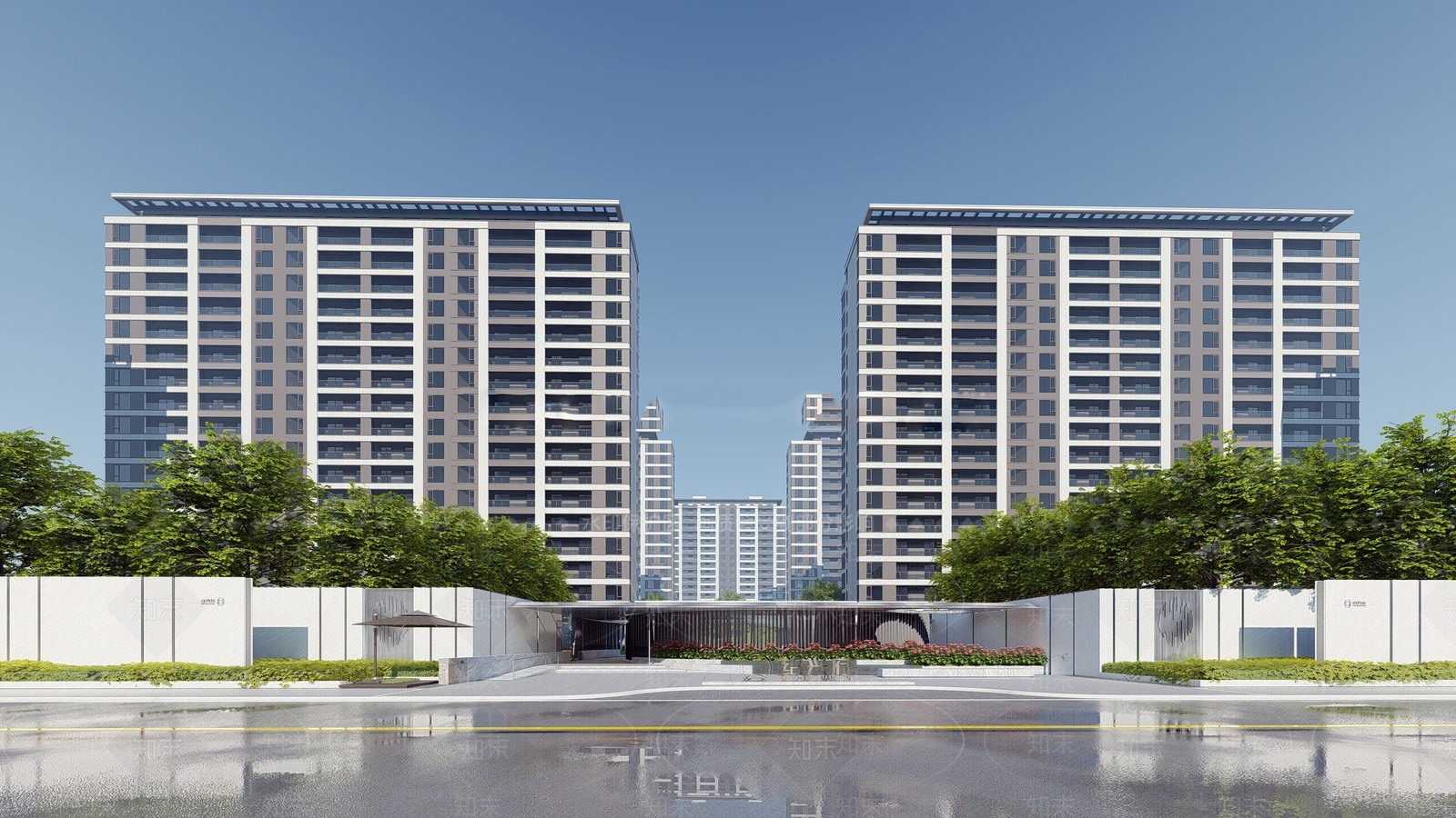 现代风格多层住宅SU模型下载【ID:254405618】