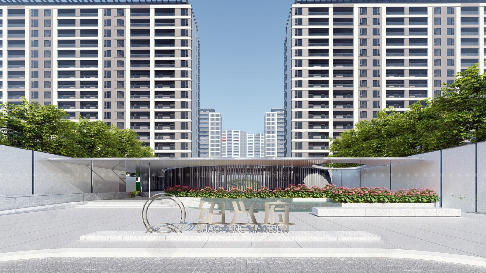 现代风格多层住宅SU模型下载【ID:254405618】