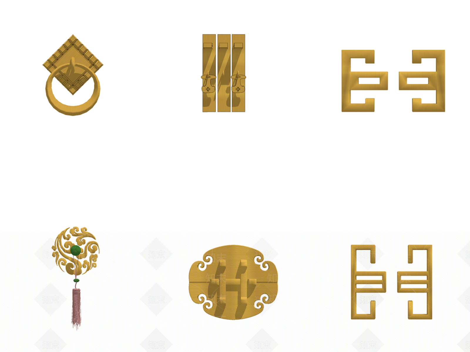 中式风格拉手SU模型下载【ID:254509783】
