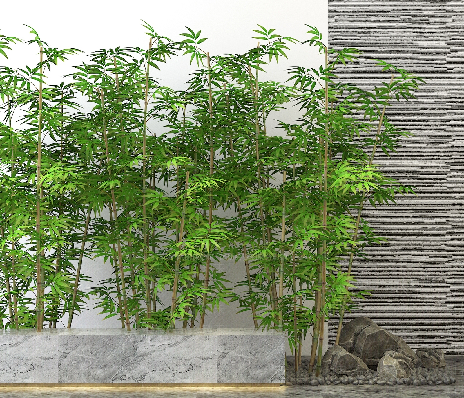 新中式景观小品3D模型下载【ID:354565742】