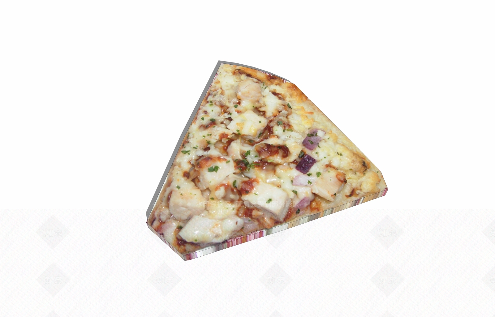 欧式食物饮料SU模型草图