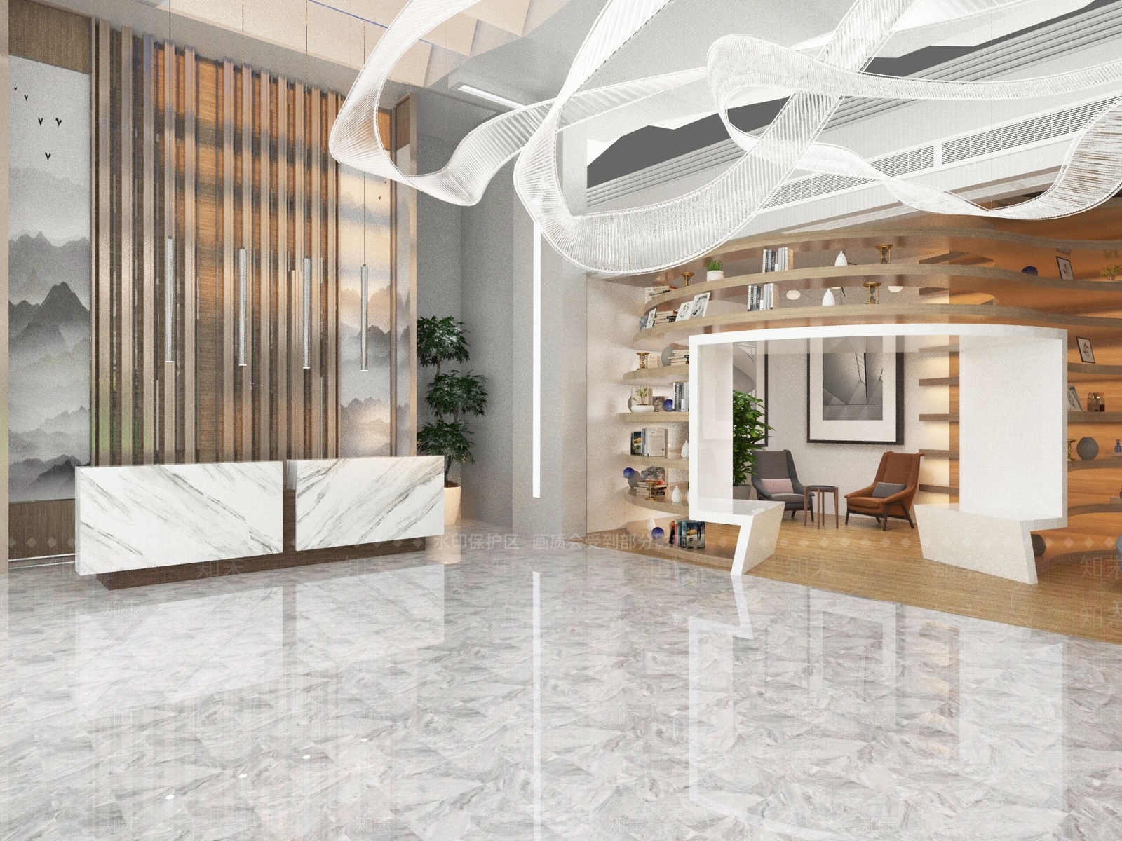 现代吧台3D模型下载【ID:154724824】