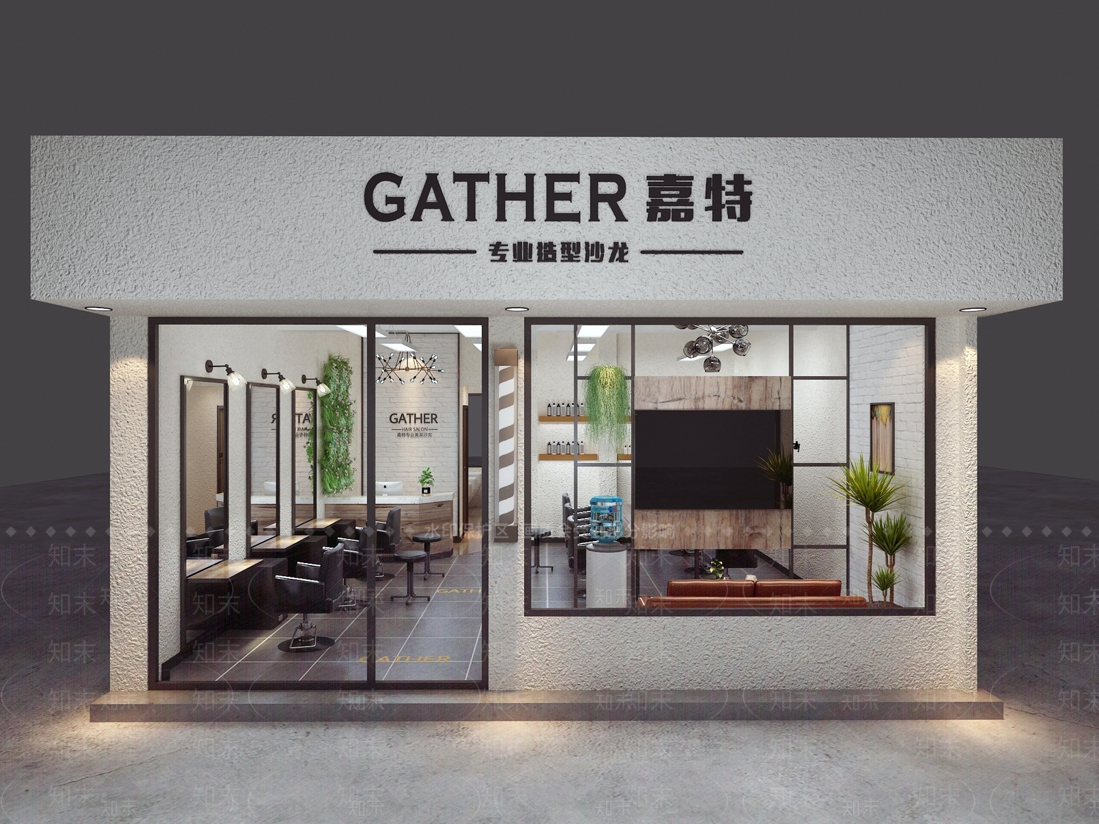现代理发店3D模型下载【ID:954755796】