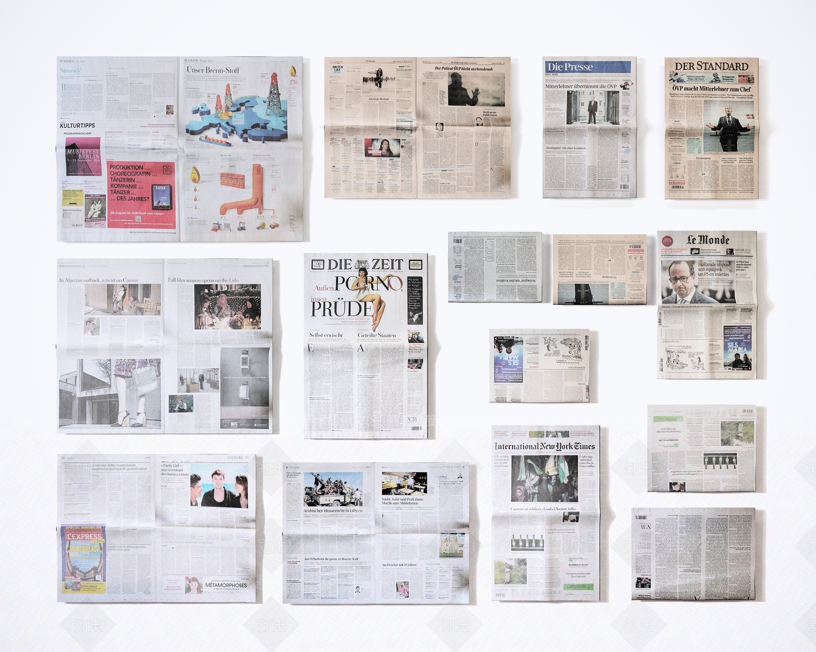 报纸3D模型下载【ID:654812563】