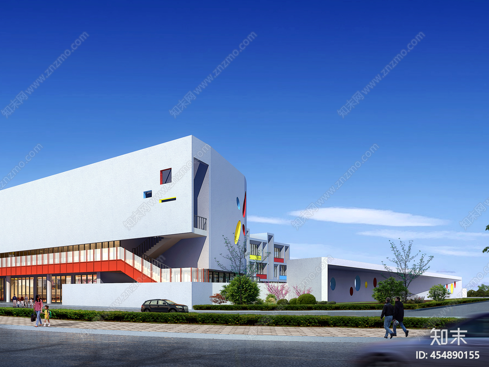 幼儿园3cad施工图下载【ID:454890155】