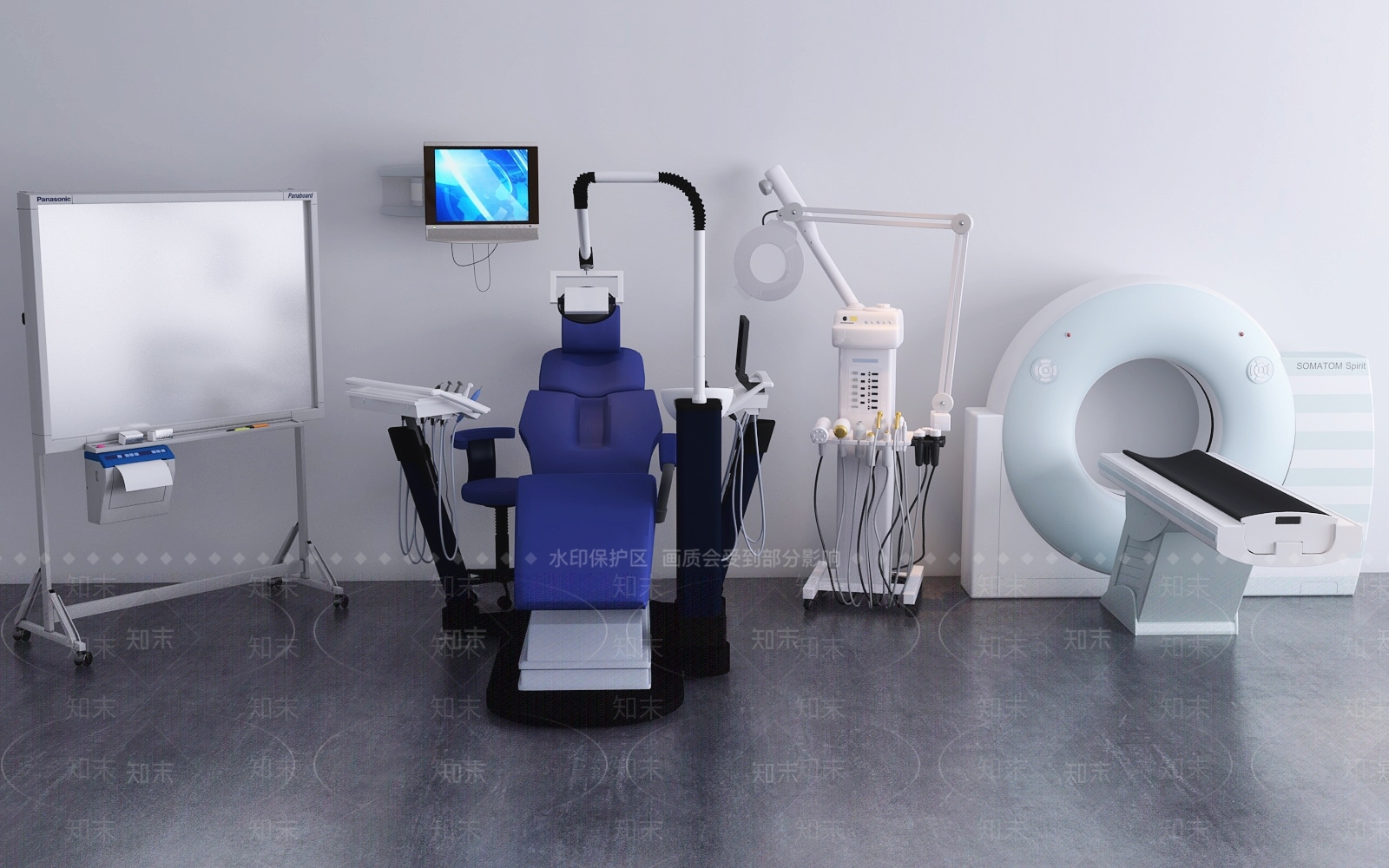 现代医疗器械3D模型下载【ID:754893871】