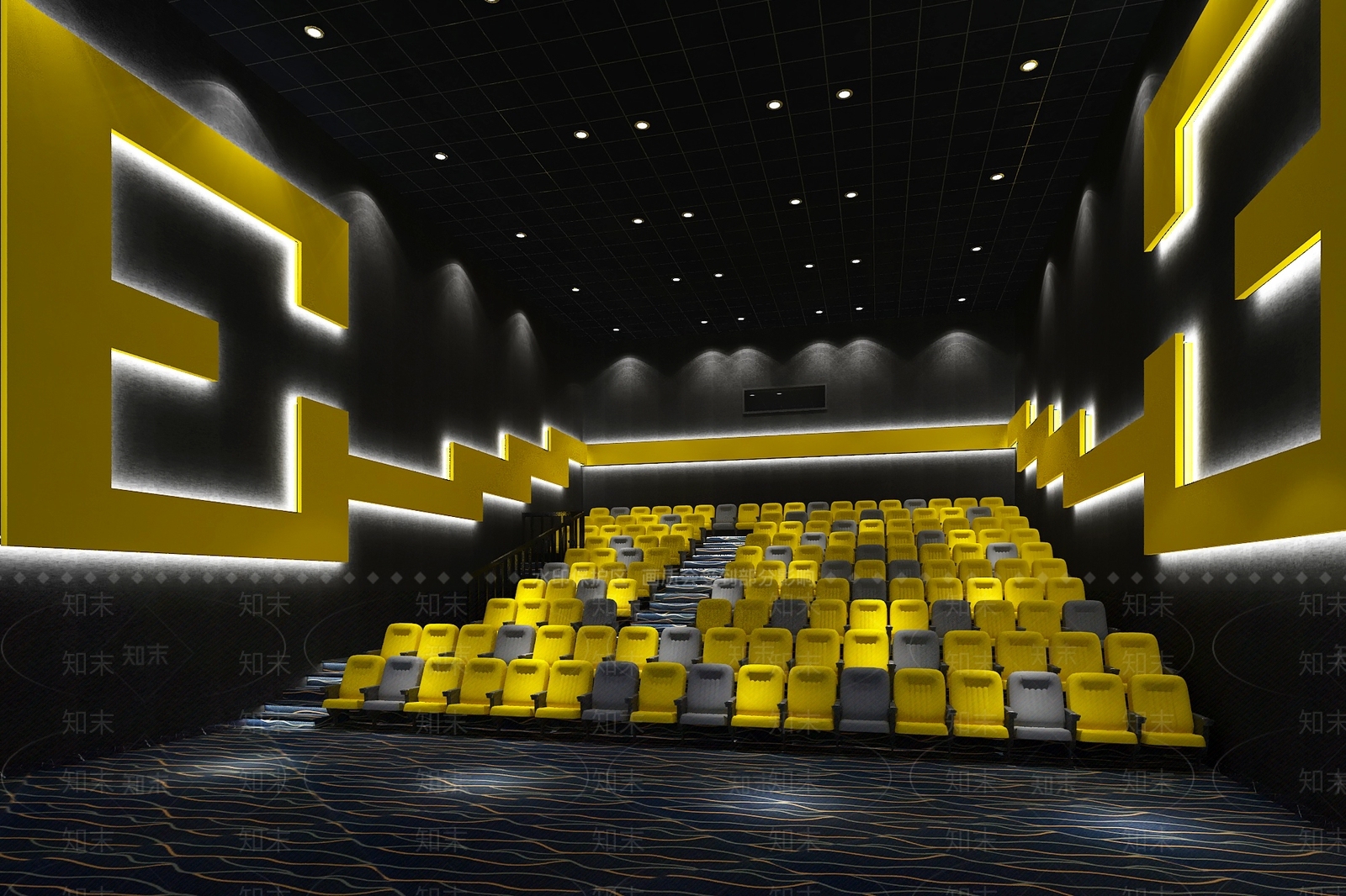 现代电影院3D模型下载【ID:554908140】