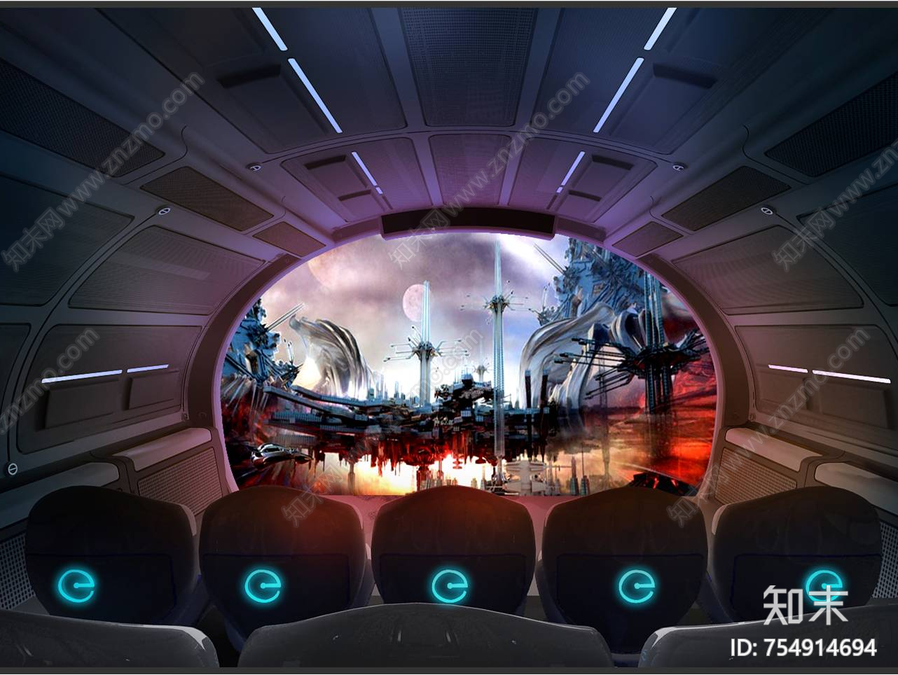 智慧教育体验馆展厅展览馆室内设计施工图下载【ID:754914694】