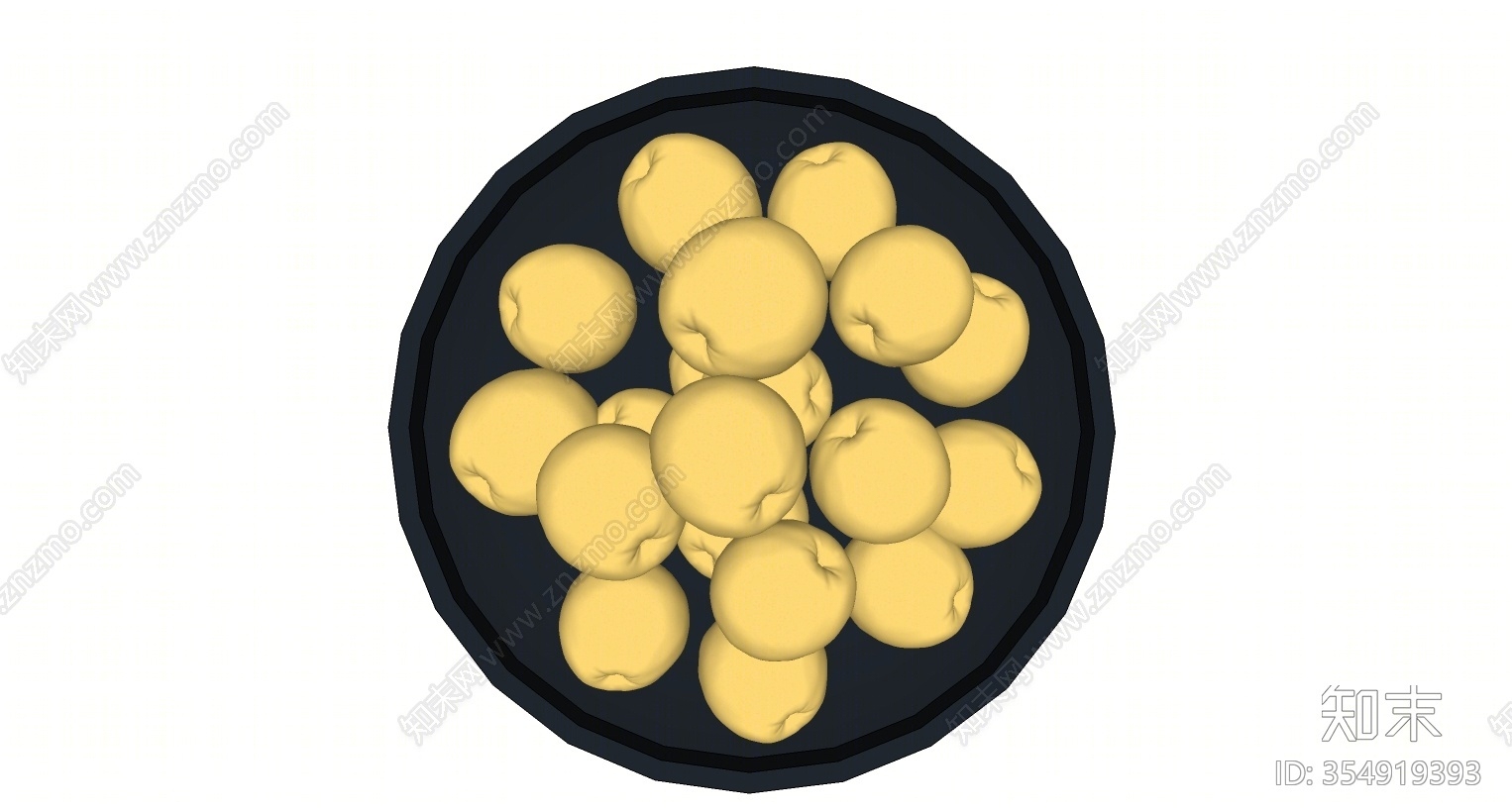 其他风格果盘SU模型下载【ID:354919393】