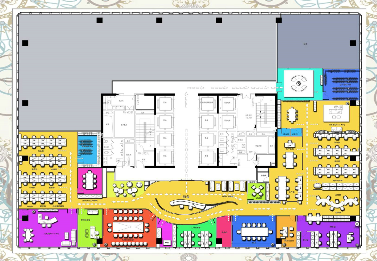 办公空间施工图下载【ID:654942962】