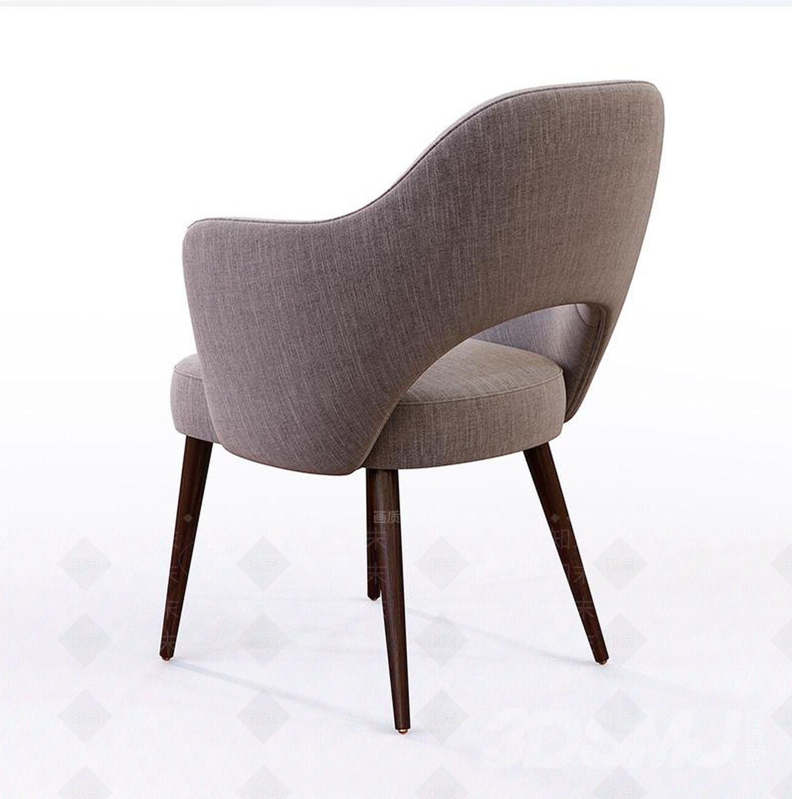 现代软包休闲椅子3D模型下载【ID:254959450】
