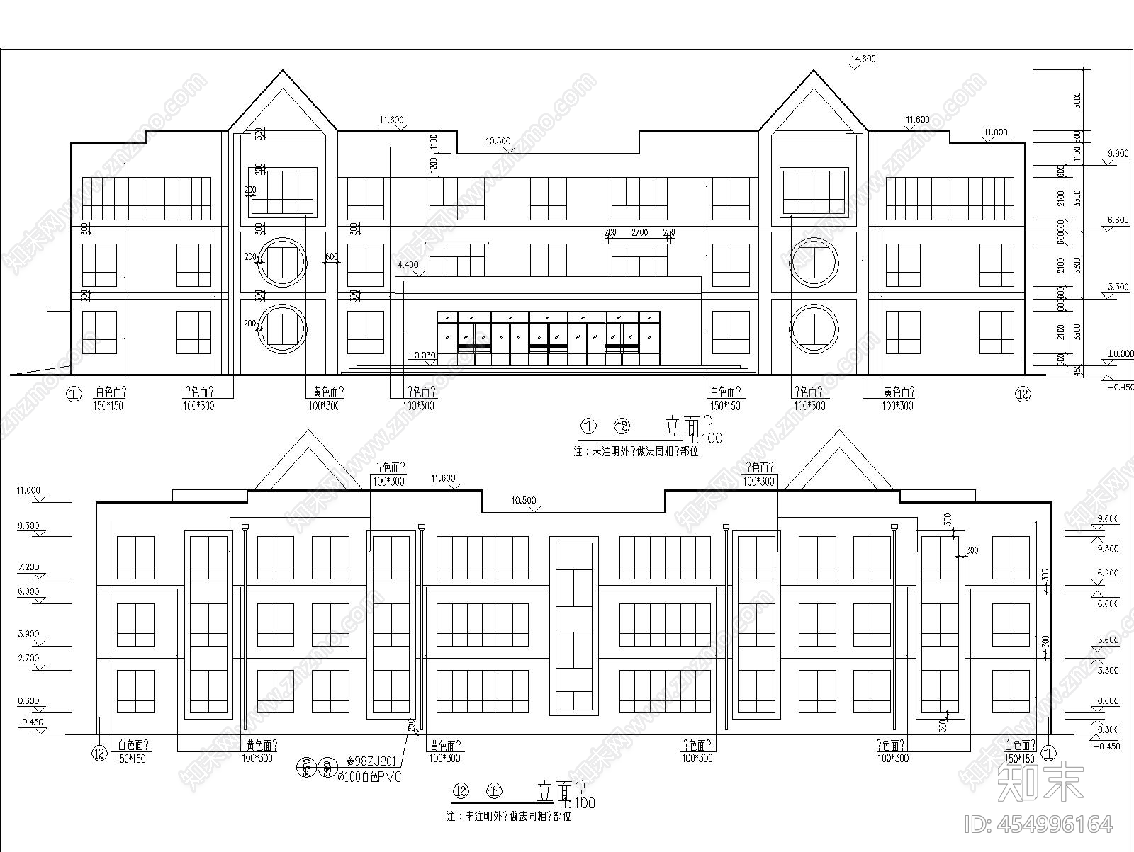 255套学校类建筑CAD施工图下载【ID:454996164】
