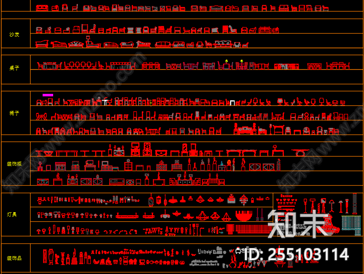 大师立面图库大全cad施工图下载【ID:255103114】