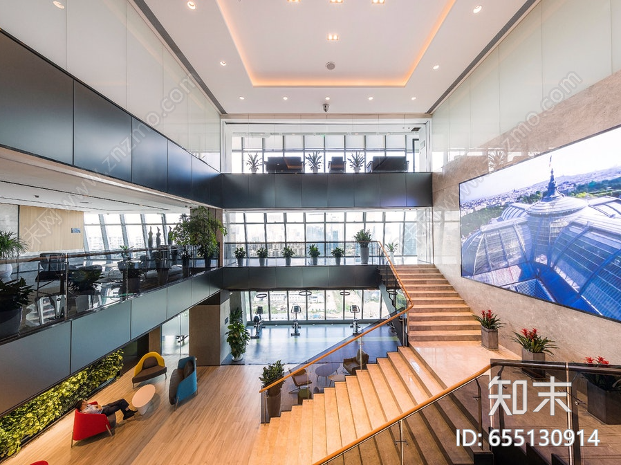 百丽鞋业深圳总部办公楼丨摄影施工图下载【ID:655130914】