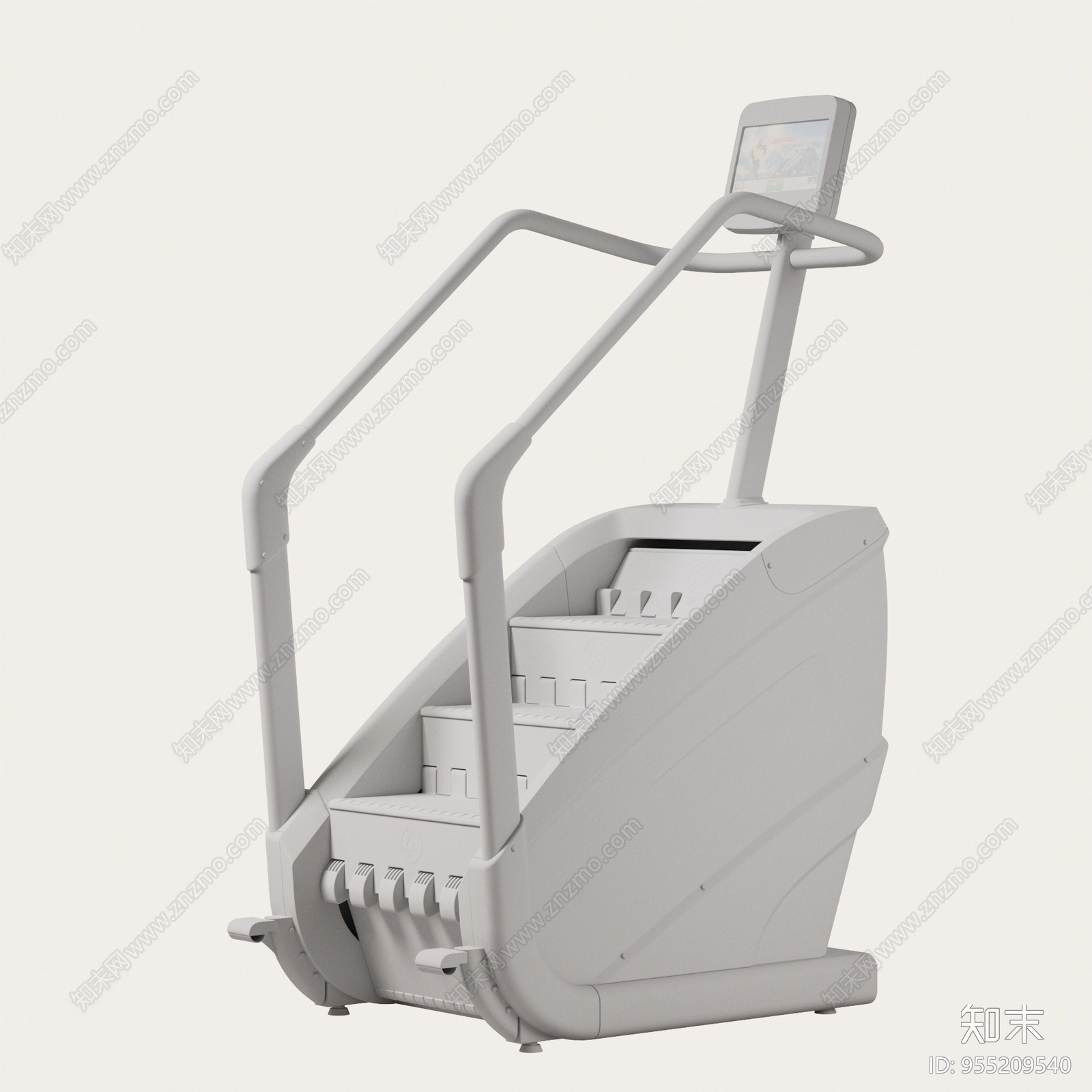 现代健身攀爬机3D模型下载【ID:955209540】