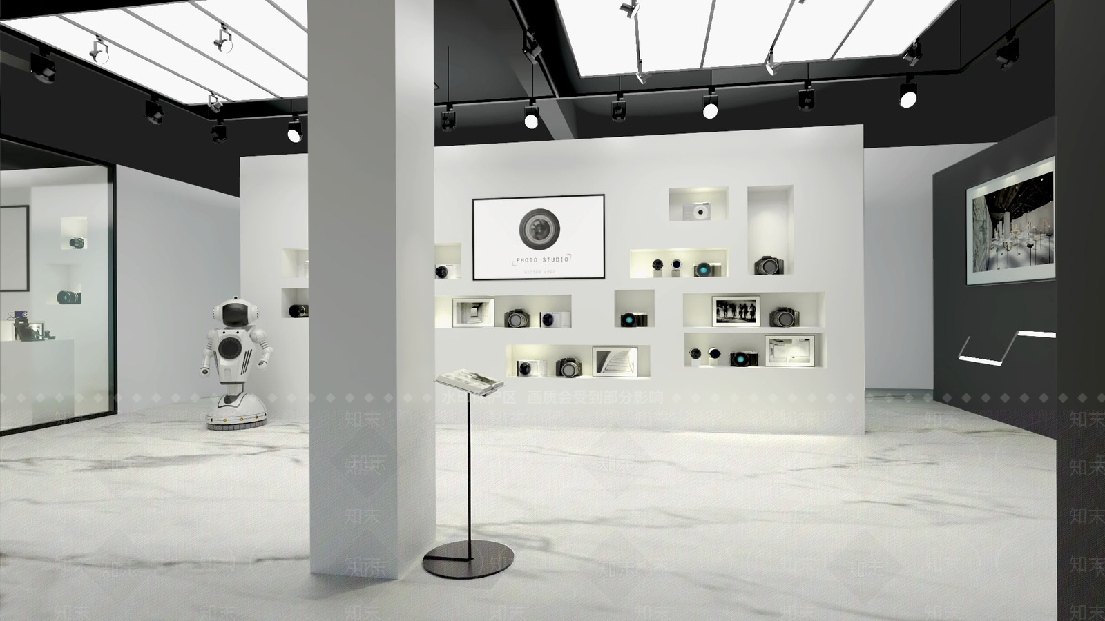 工业风格其他展厅SU模型下载【ID:255237951】