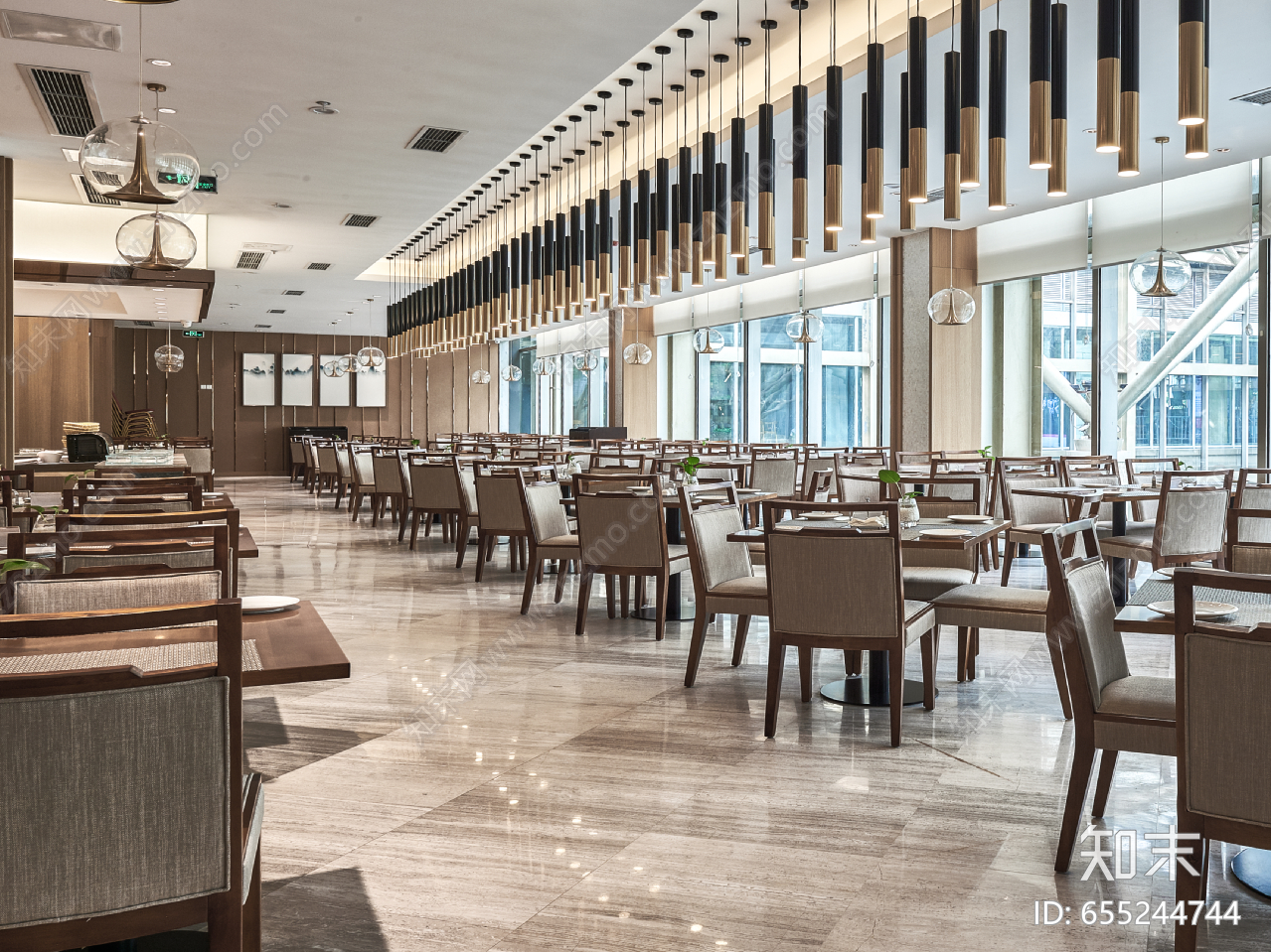 餐饮空间cad施工图下载【ID:655244744】