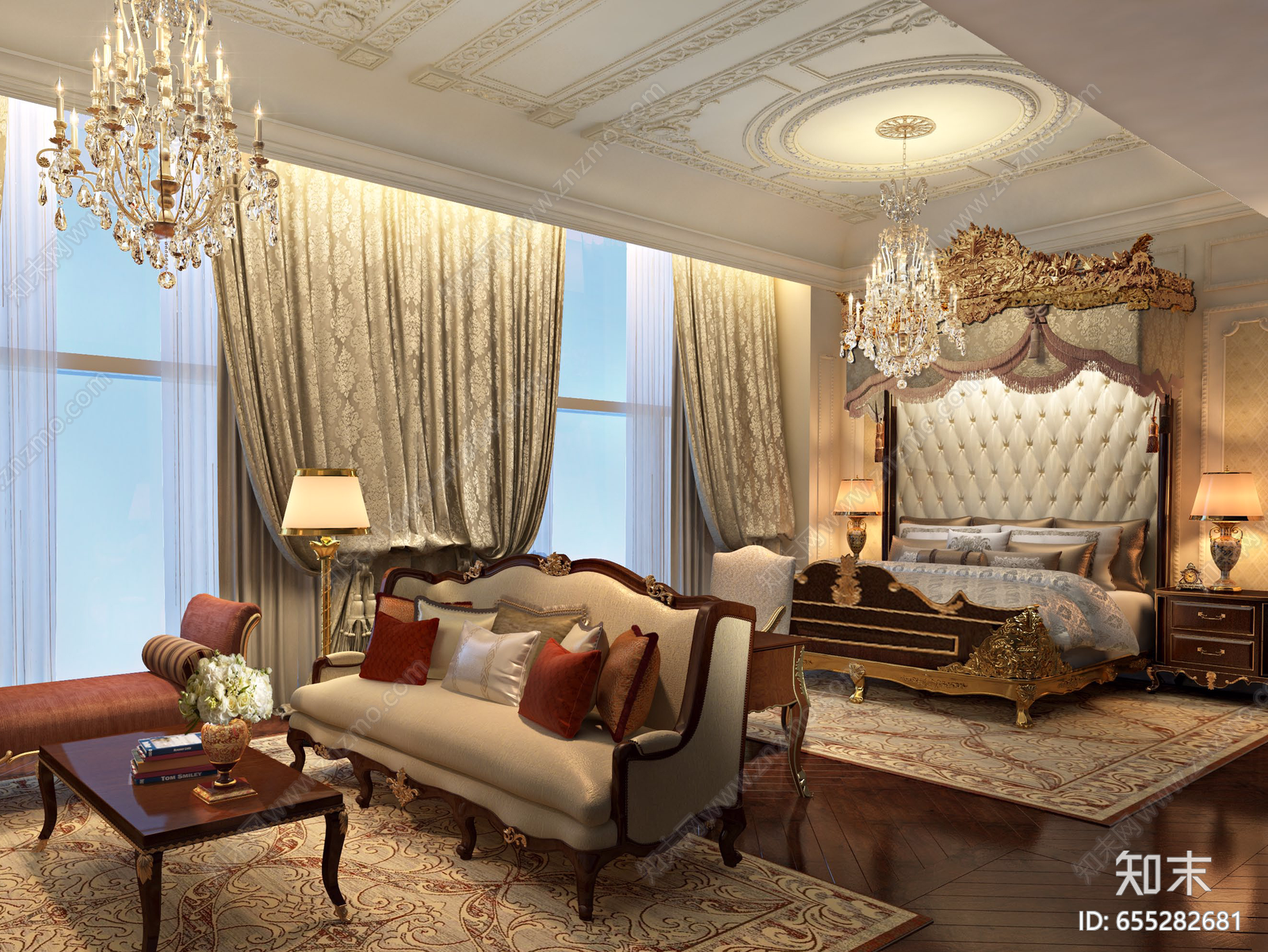 内蒙古赤峰Mövenpick瑞享玉龙国宾馆丨效果图施工图下载【ID:655282681】