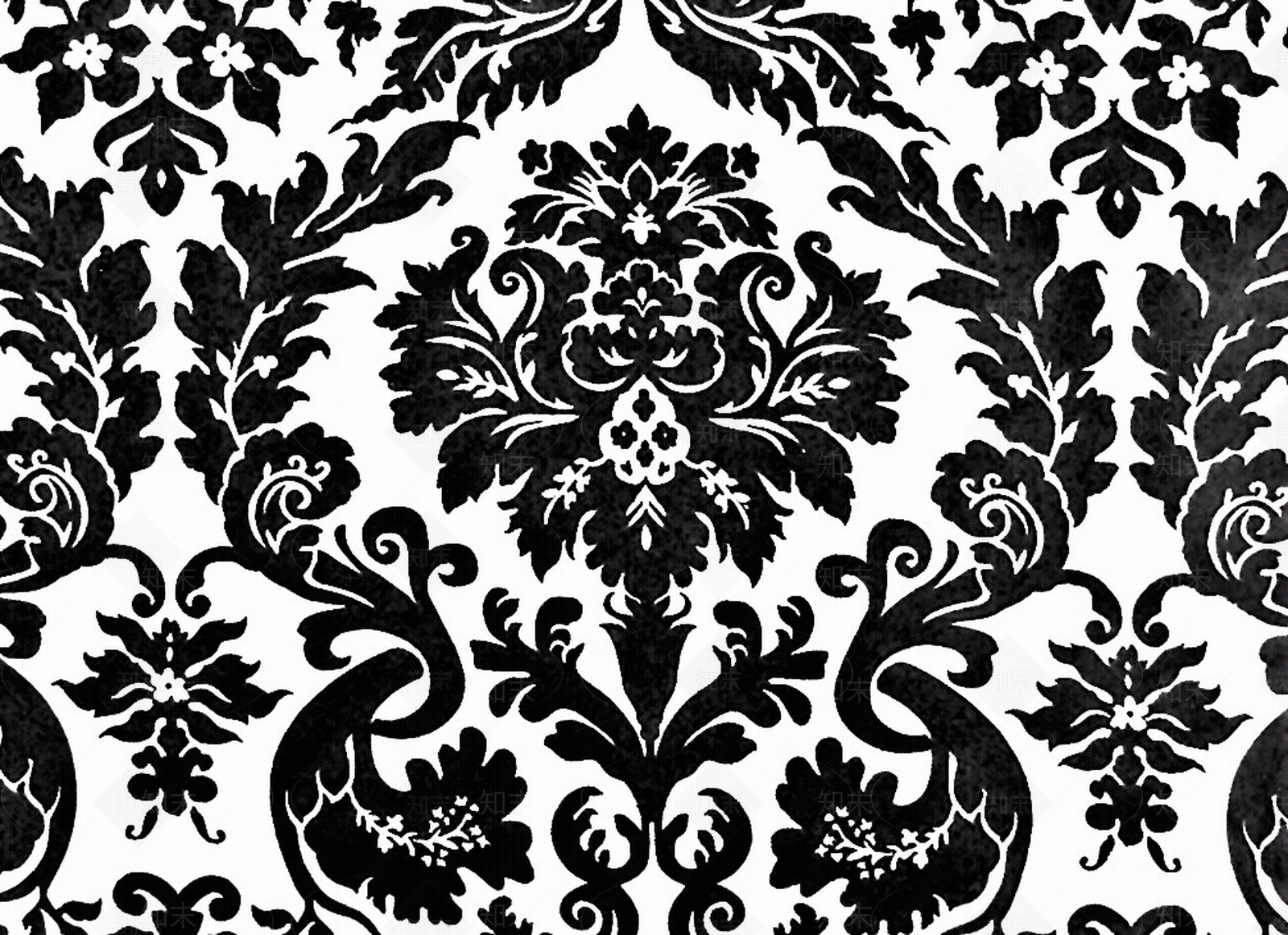 欧式壁纸黑白贴图贴图下载【ID:455299304】