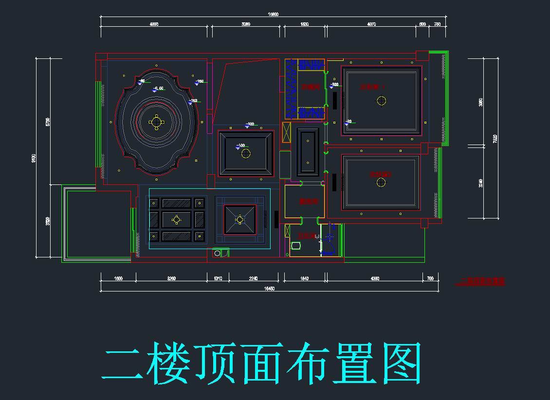 整木欧式别墅CAD施工图施工图下载【ID:555305428】