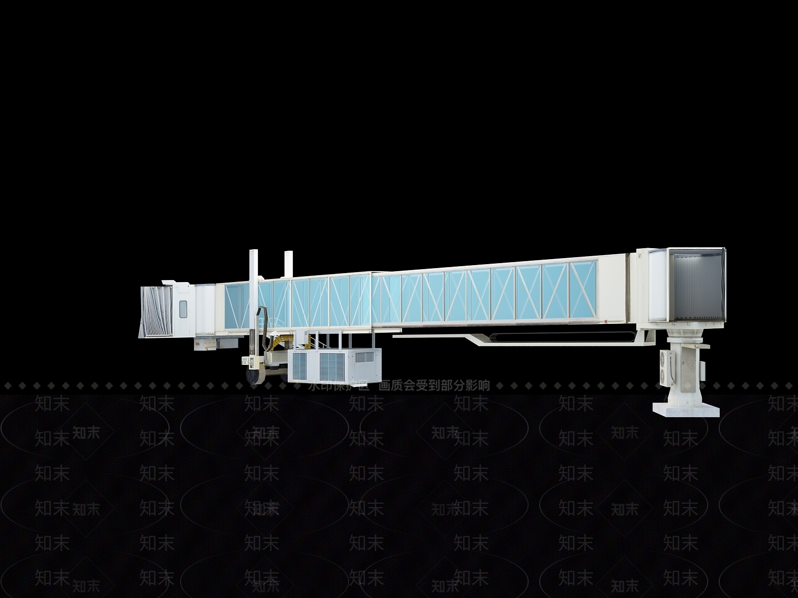 现代机场3D模型下载【ID:455306867】