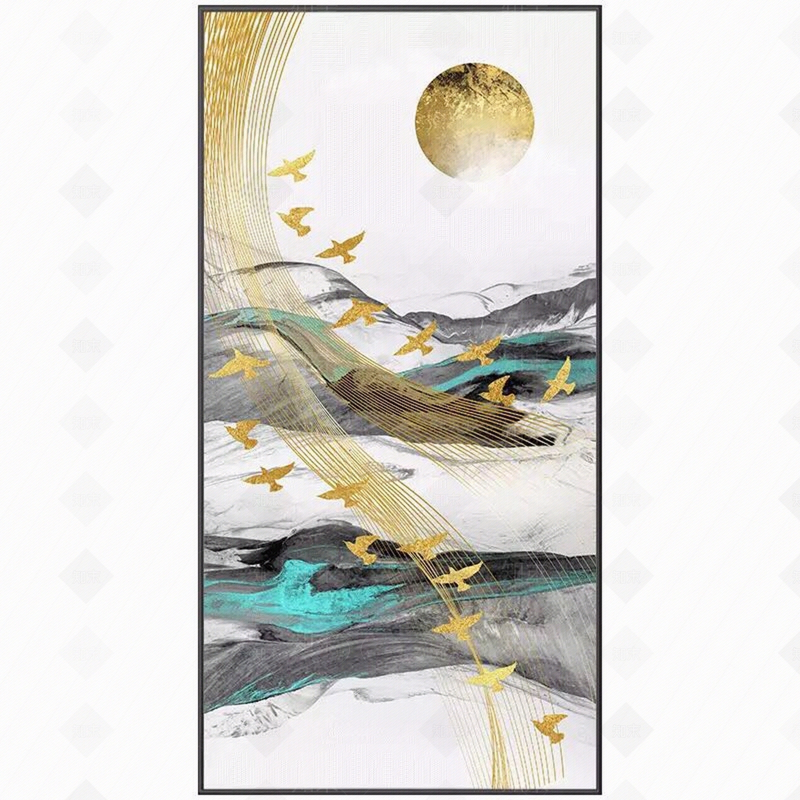 新中式轻奢玄关贴图下载【ID:355343582】