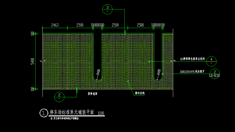 停车场CAD设计施工图cad施工图下载【ID:755368770】