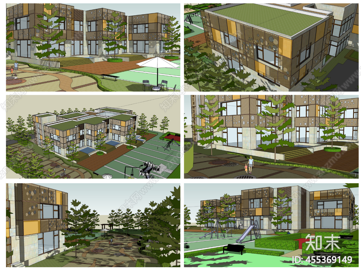 学校培训施工图下载【ID:455369149】