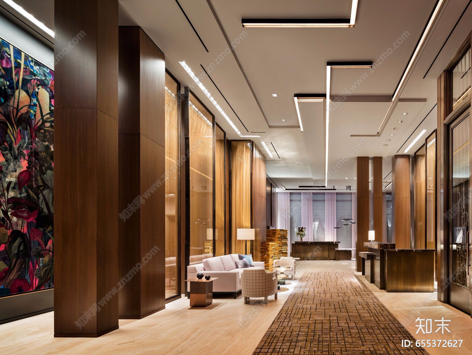 酒店cad施工图下载【ID:655372627】