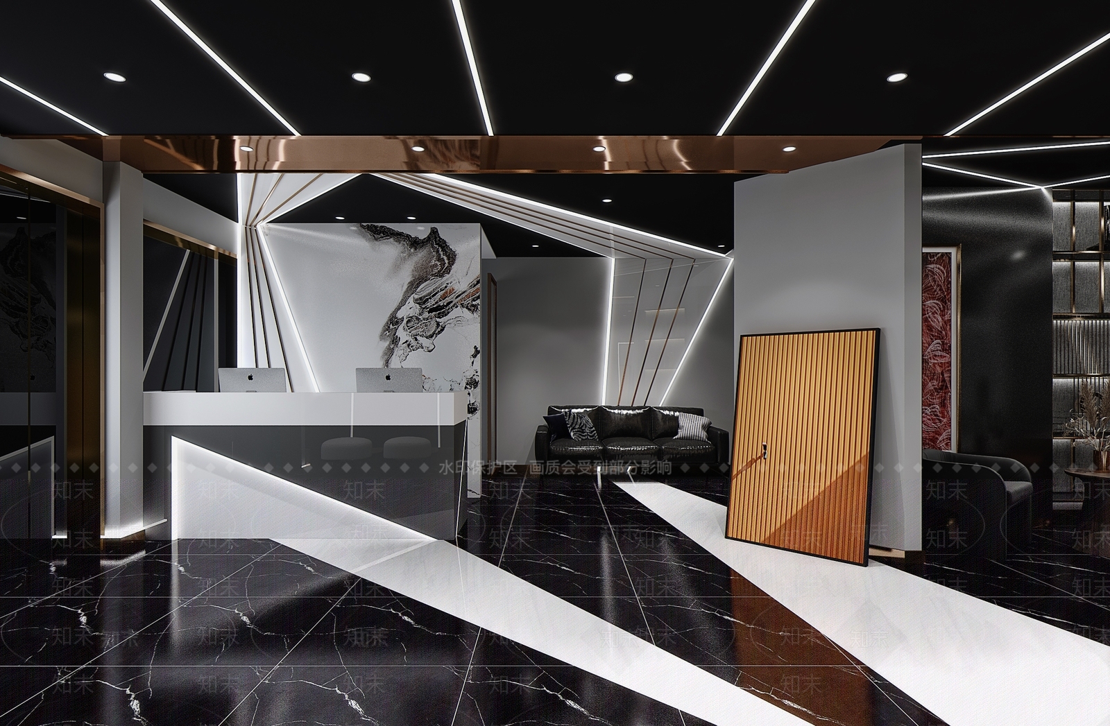 现代理发店3D模型下载【ID:955435742】