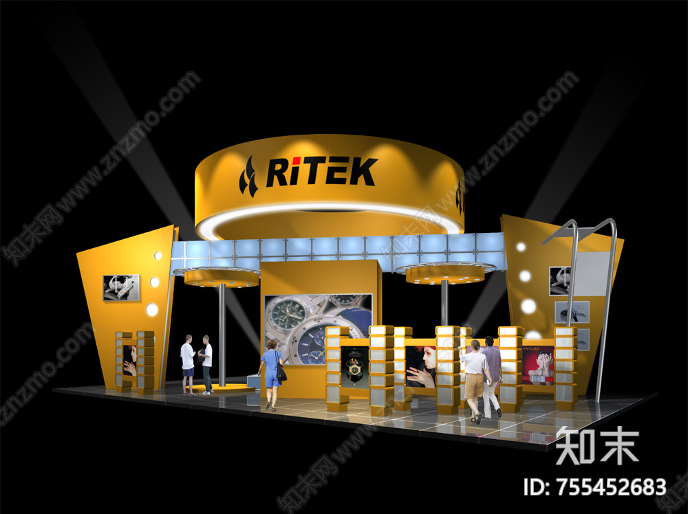 展厅施工图下载【ID:755452683】