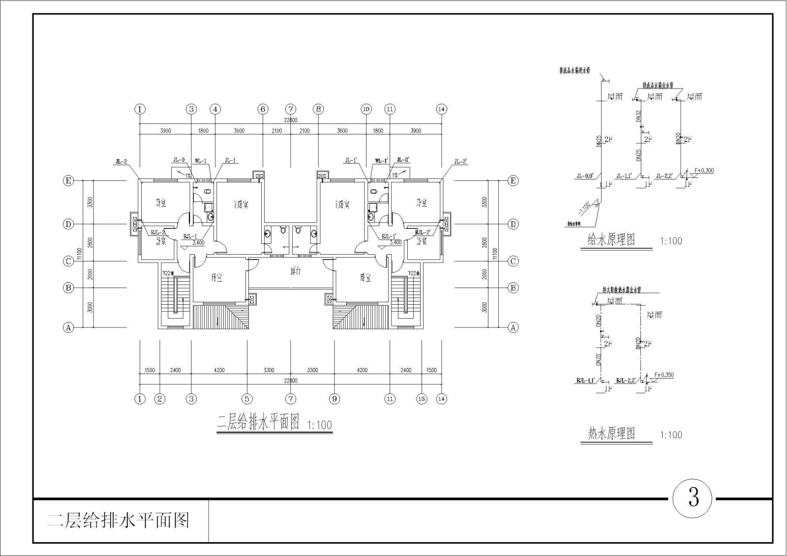 别墅效果图cad施工图下载【ID:555470413】