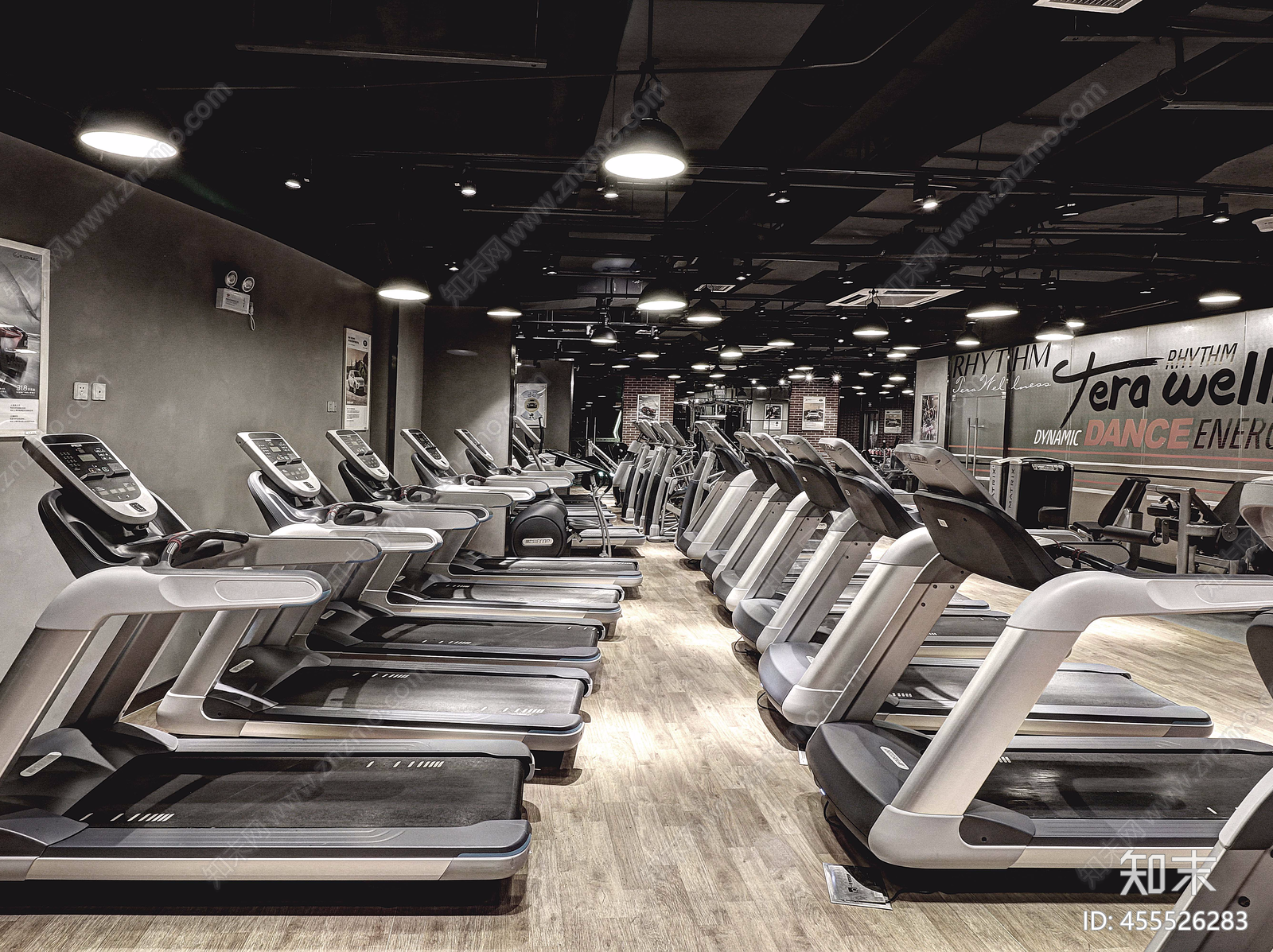 健身会所施工图下载【ID:455526283】