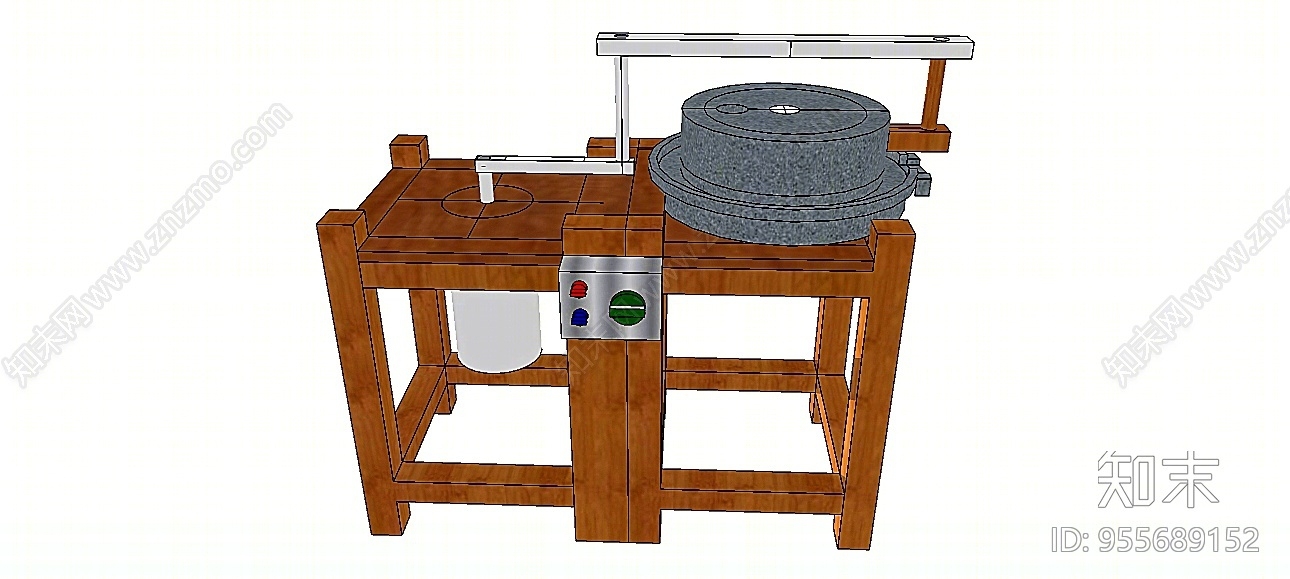 工业风格豆浆机SU模型下载【ID:955689152】