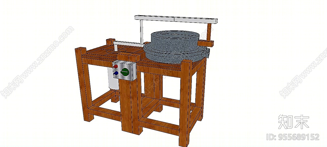 工业风格豆浆机SU模型下载【ID:955689152】