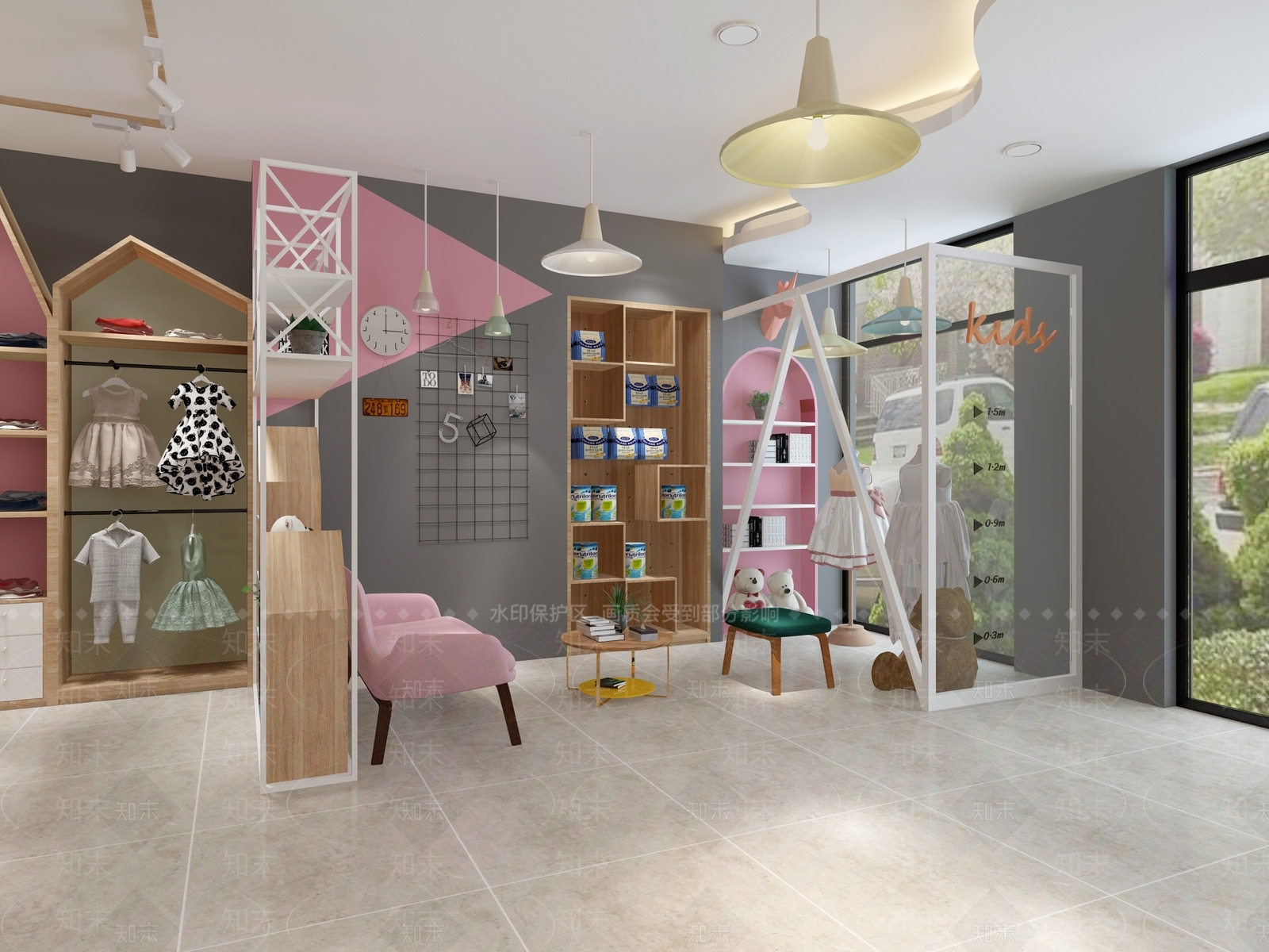 现代母婴店3D模型下载【ID:255710269】