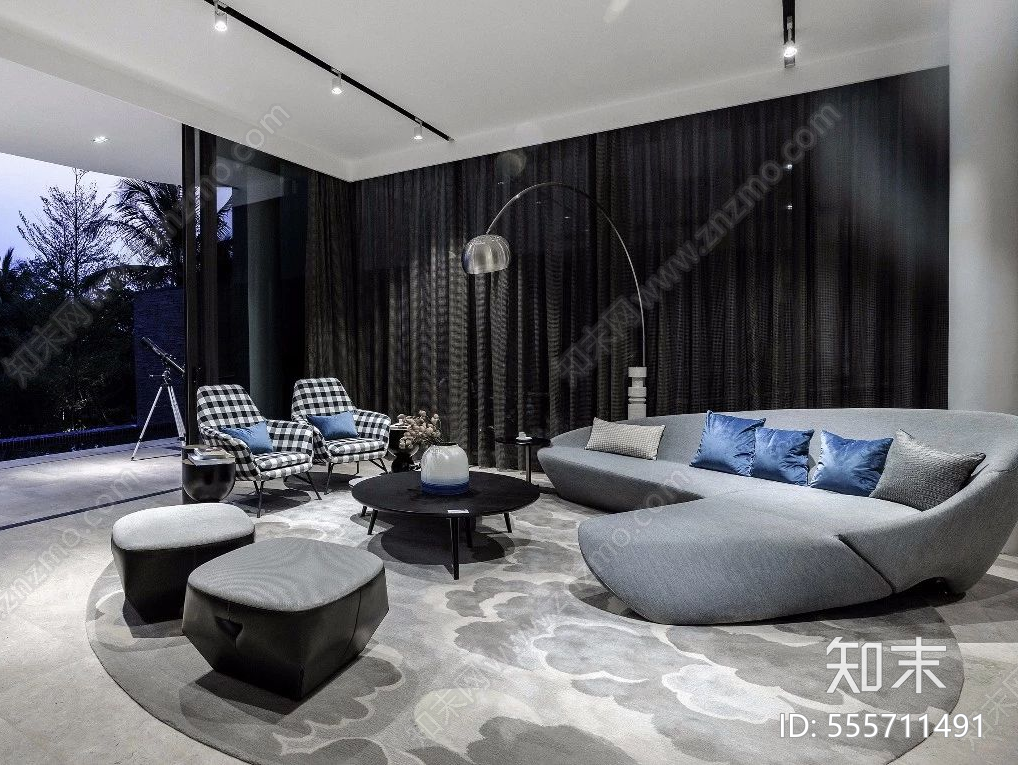 融创海南三亚钻石海岸别墅样板房施工图下载【ID:555711491】