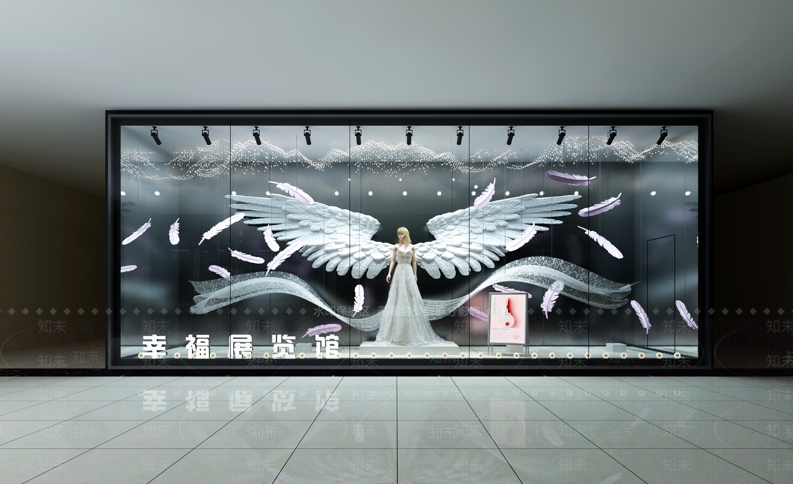 现代婚纱摄影展览馆3D模型下载【ID:555778583】
