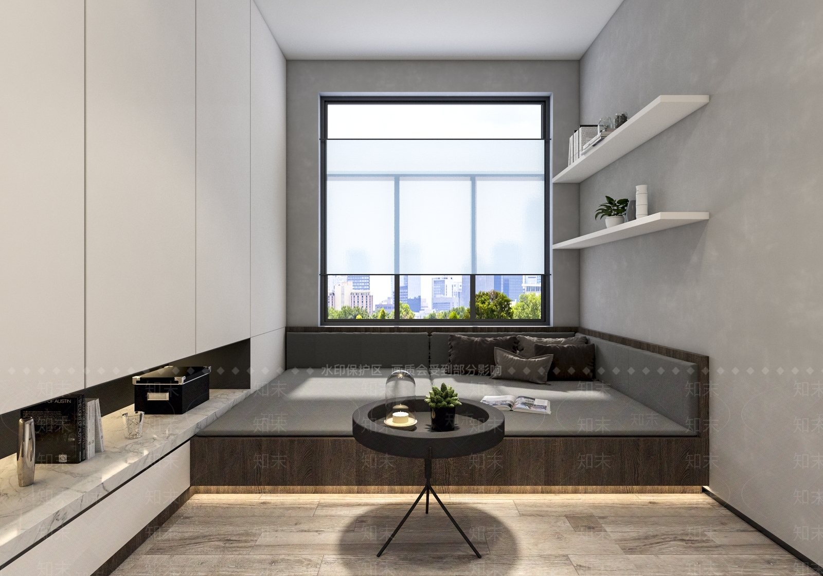 现代次卧3D模型下载【ID:455893786】