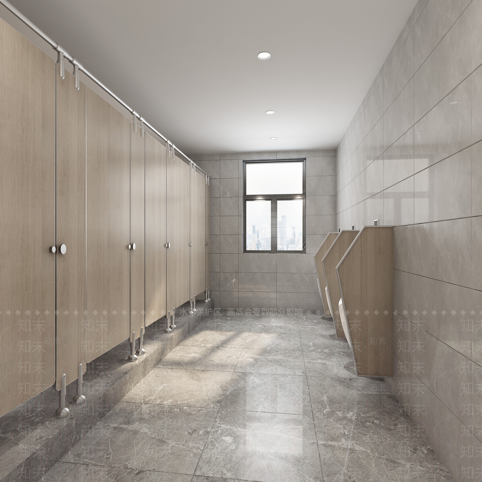 现代工装卫生间3D模型下载【ID:955904966】