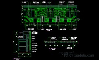 宾馆前台大样图集cad施工图下载【ID:655937623】