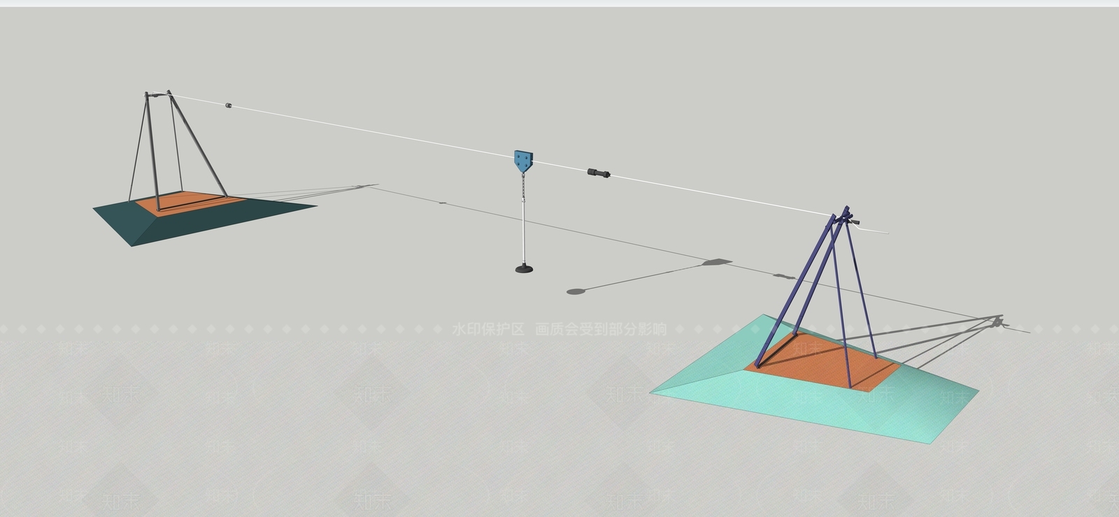 现代风格娱乐器材组合SU模型下载【ID:155986281】