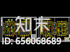 cad中式套房cad施工图下载【ID:656068689】