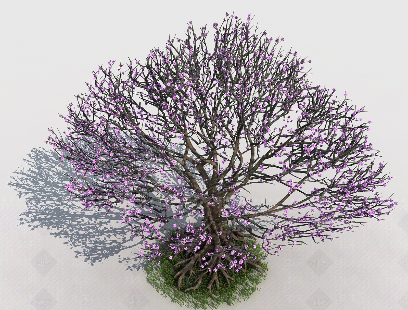 现代桃树3D模型下载【ID:356095907】