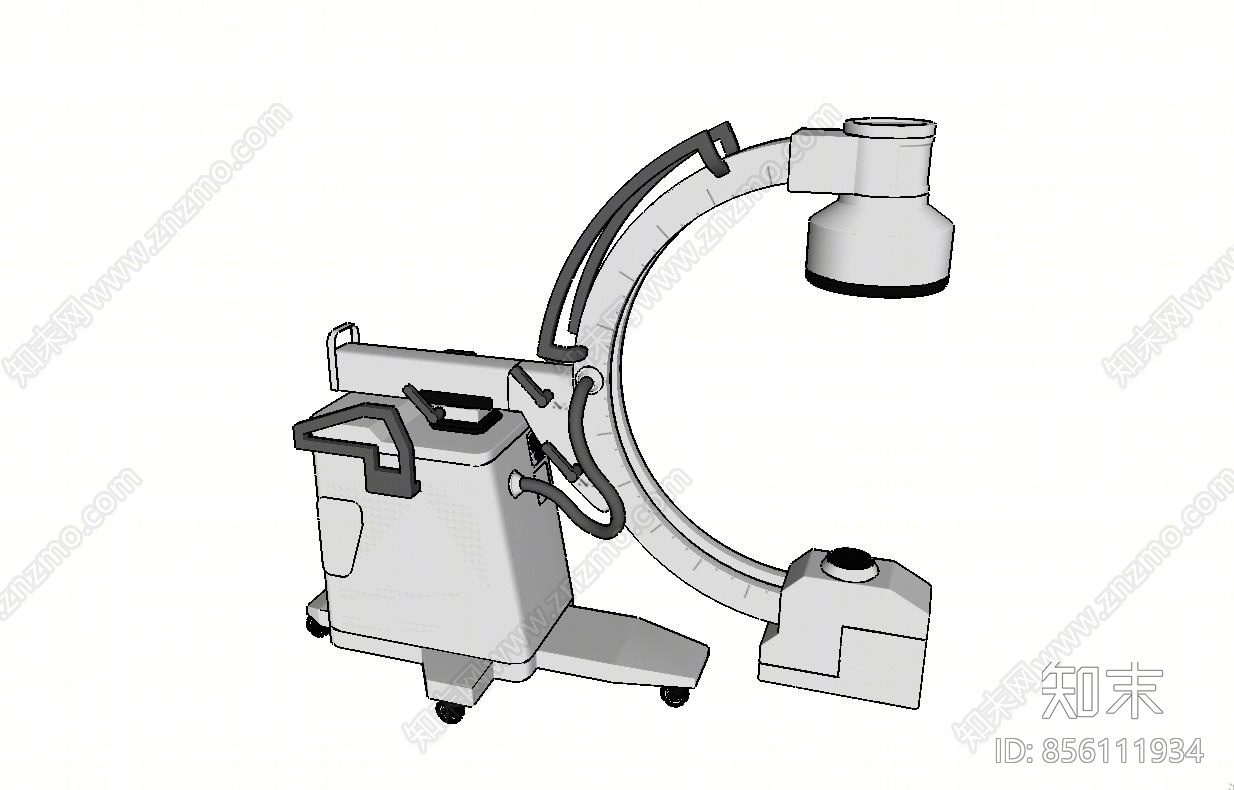现代风格X光机SU模型下载【ID:856111934】