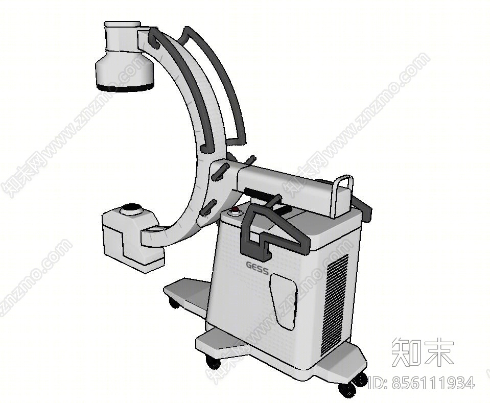 现代风格X光机SU模型下载【ID:856111934】