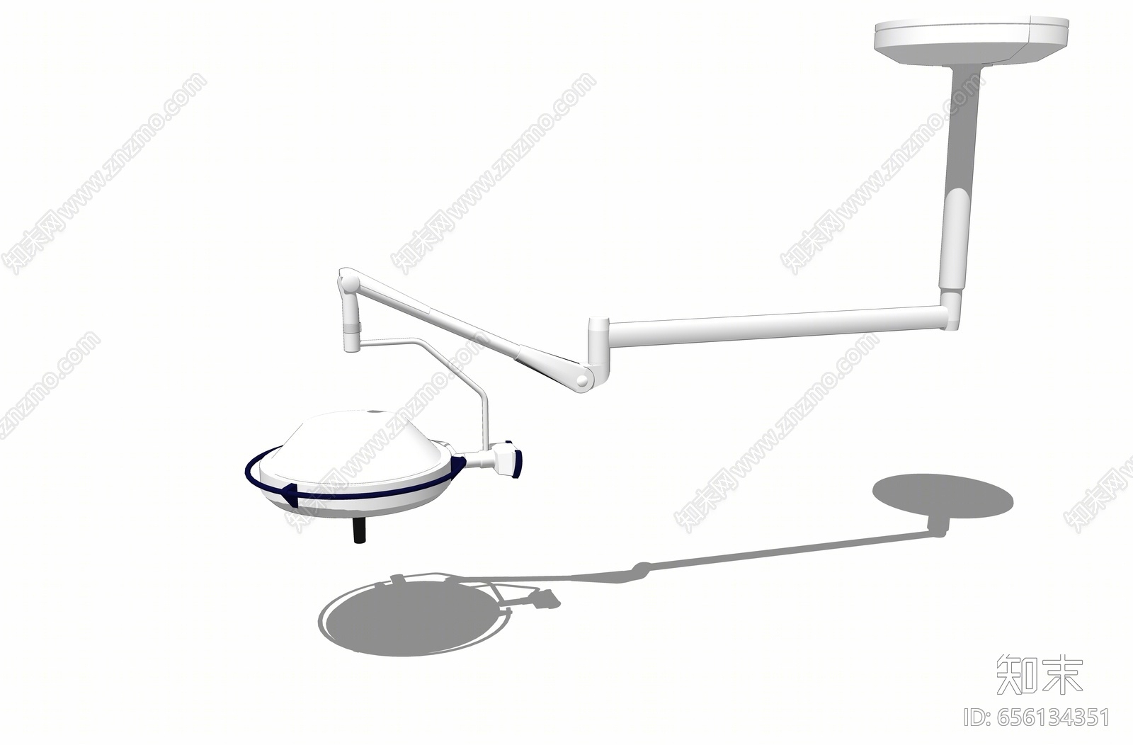现代风格手术灯SU模型下载【ID:656134351】