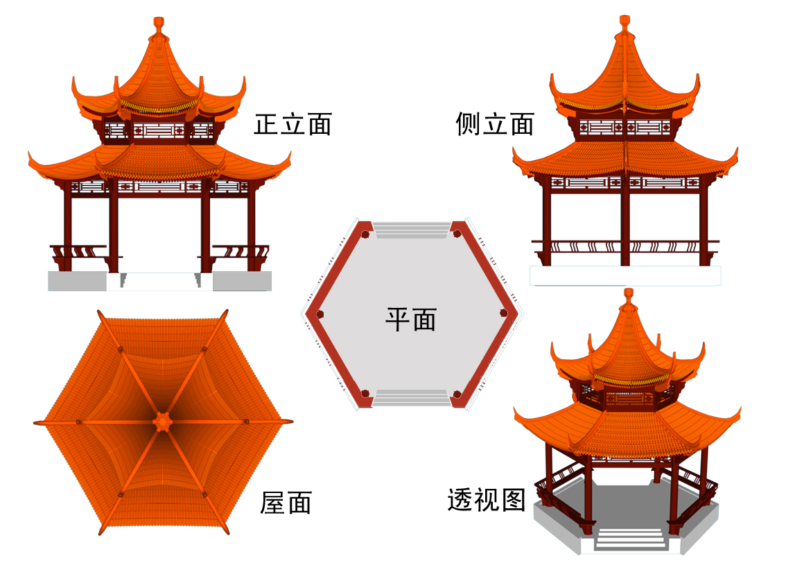 亭子cad施工图下载【ID:256165019】