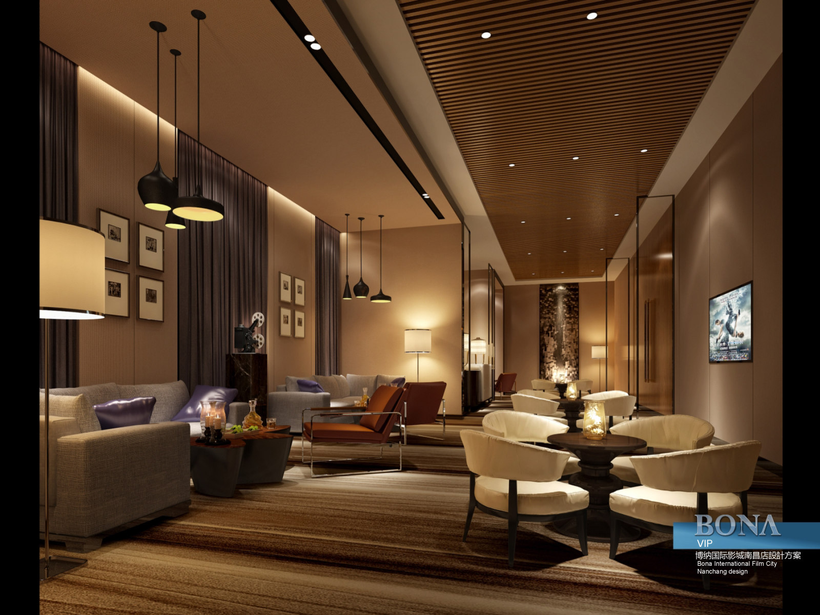 BONA博纳国际影城cad施工图下载【ID:456190672】